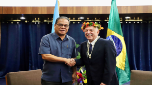 Presentation of Credentials Ceremony of His Excellency Ambassador Gilberto Fonseca Guimaraes De Moura of Brazil to the Federated States of Micronesia