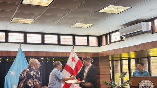 Presentation of Credentials Ceremony of Georgian Ambassador to the FSM